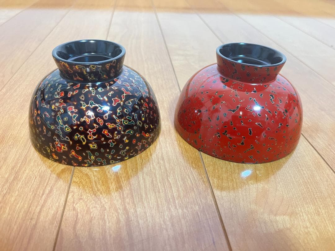 【認証番号付き】 津軽塗 漆器 椀＆箸 2客セット【津軽塗夫婦椀・津軽塗夫婦箸】