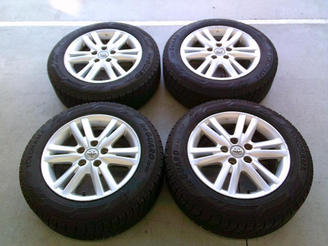 送料込☆中古スタッドレスセット☆ヨコハマiG60☆205/60R16☆トヨタ車用