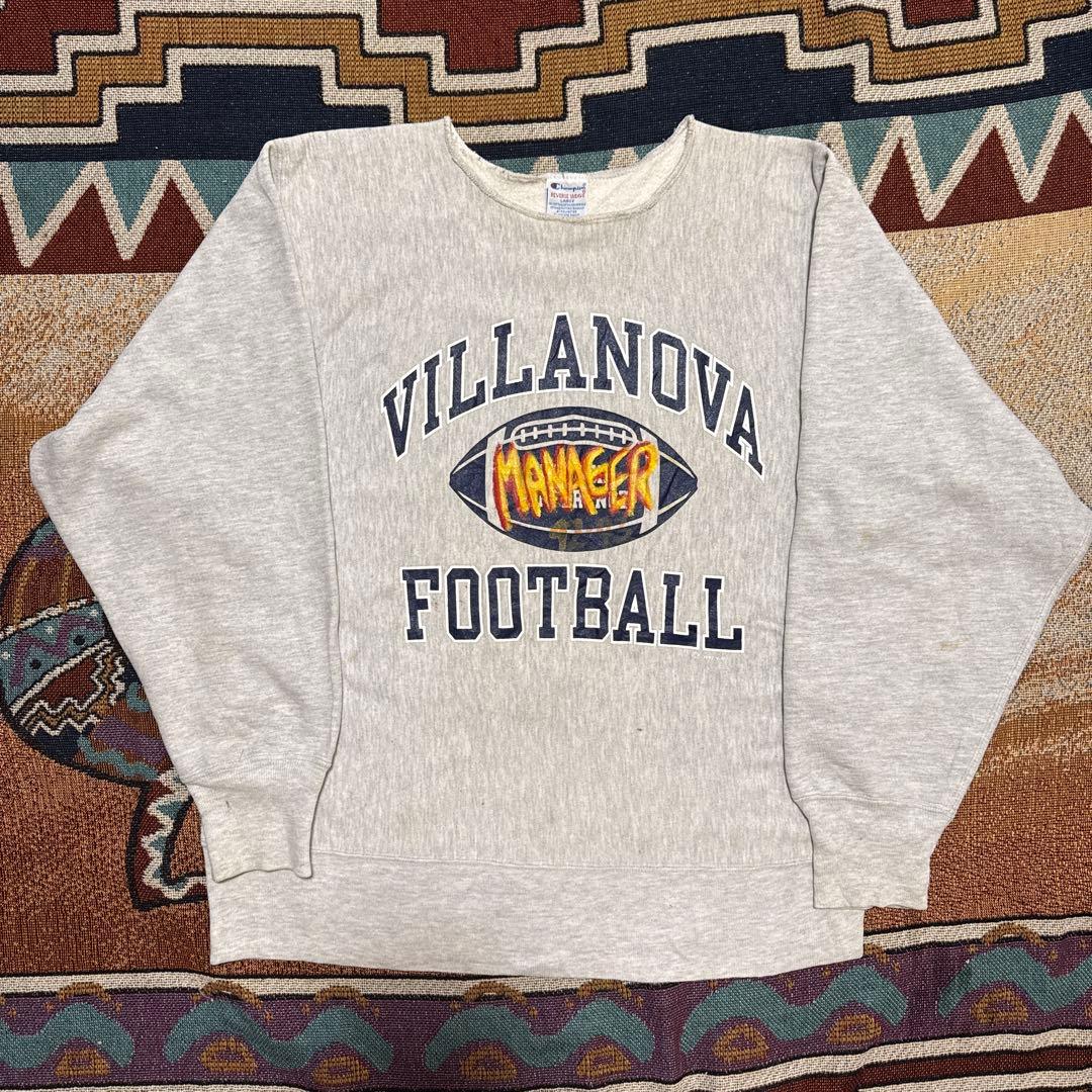 あ*ゆ様 90’s チャンピオン リバースウィーブ カレッジ 三段 ハンドペイン