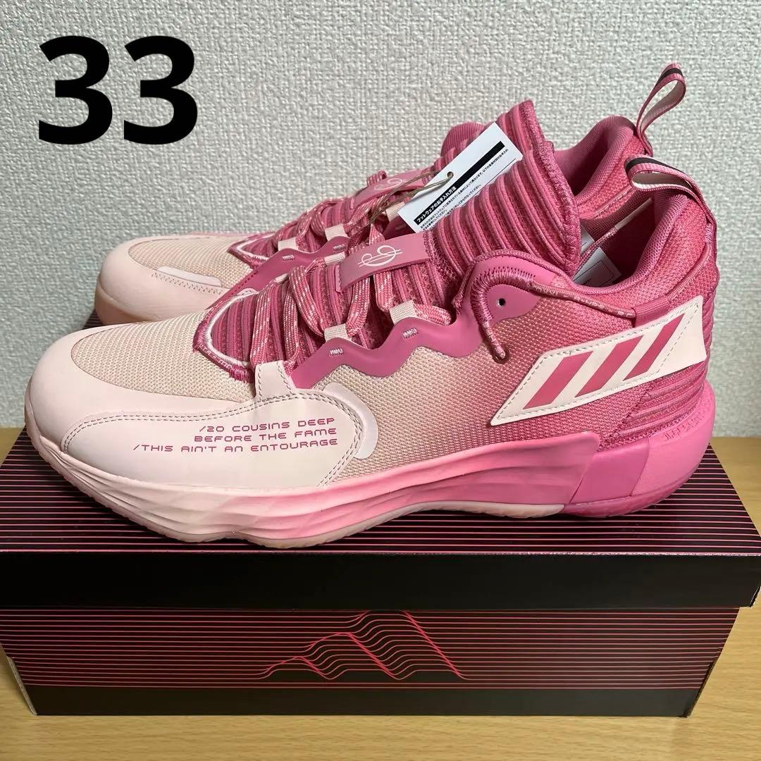 新品 ADIDAS DAME 7 EXTPLY PINK 33cm