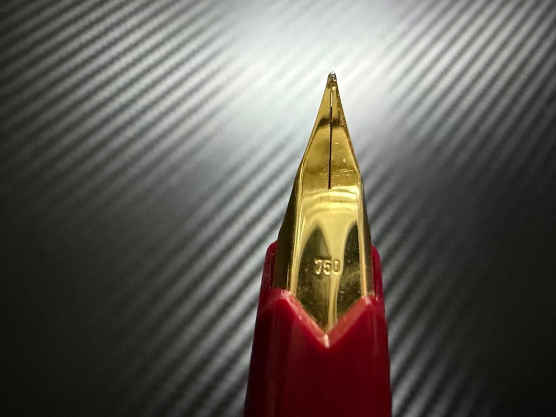 美品 モンブラン No.121 ボルドー F 細字 万年筆