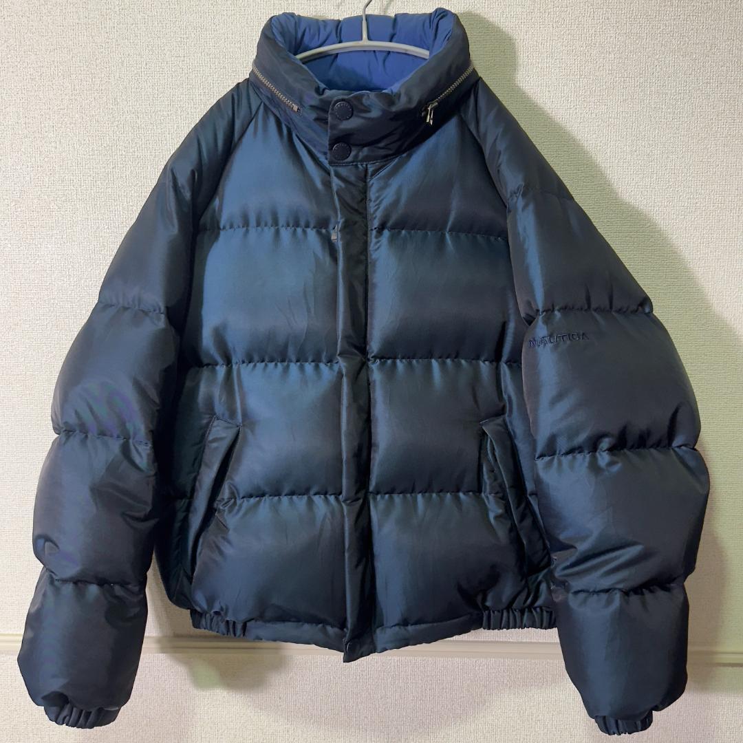NAUTICA 90s 超肉厚 リバーシブル ダウンジャケット