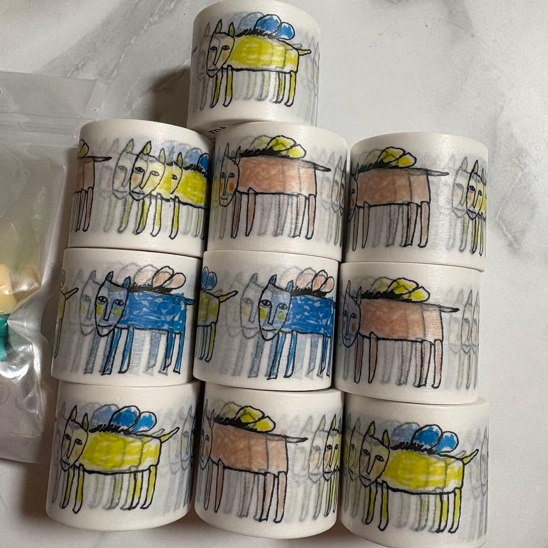 mt マスキングテープ ミナペルホネン pegasus ペガサス　１０本no50