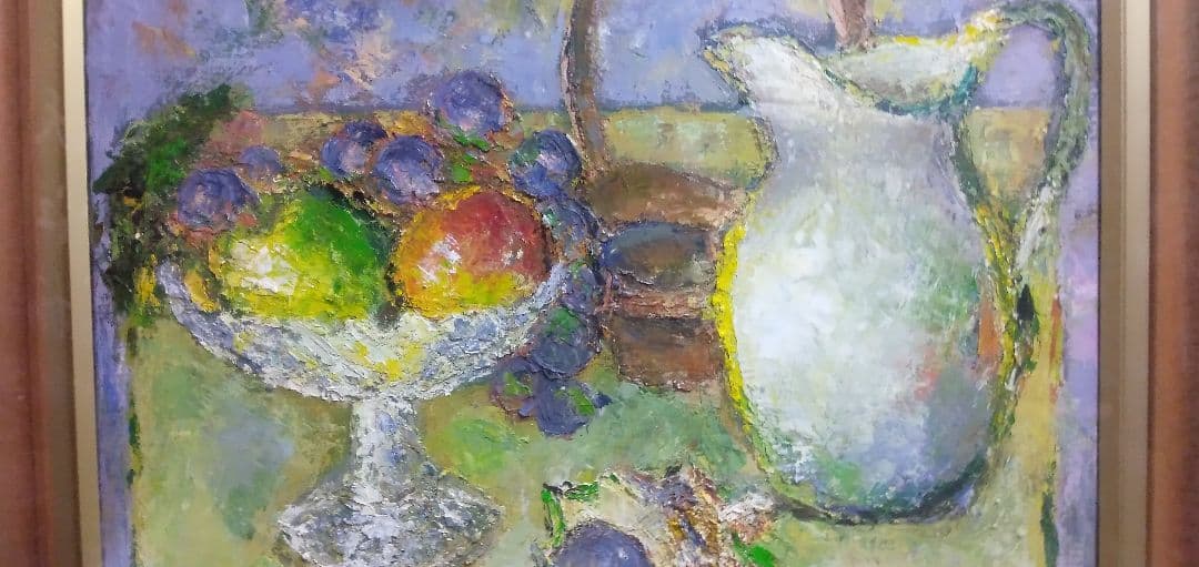 森知子の10号直筆油絵です