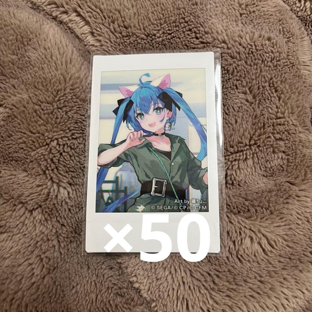 プロセカ 初音ミク ダショミク ZOZOコラボ チェキ 即購入⭕️