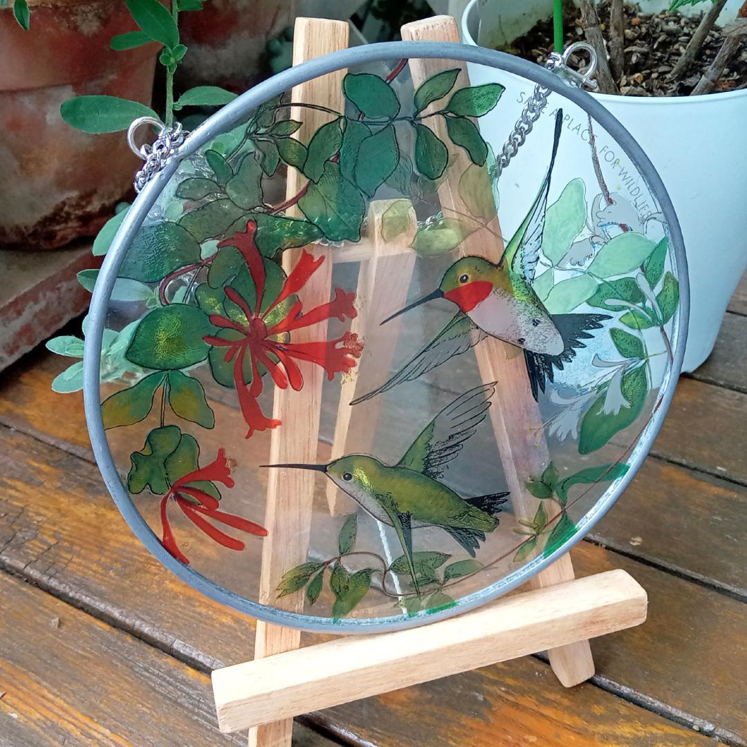 トロント・ステンドグラス Hummingbird ハミングバード ハチドリ