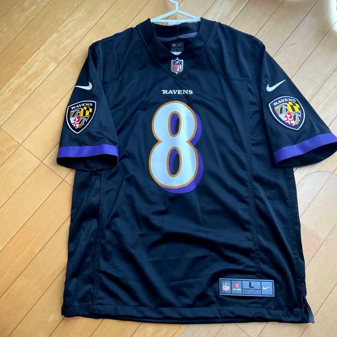 NIKE RAVENS LAMOR JACKSON ジャージー NFL Lサイズ