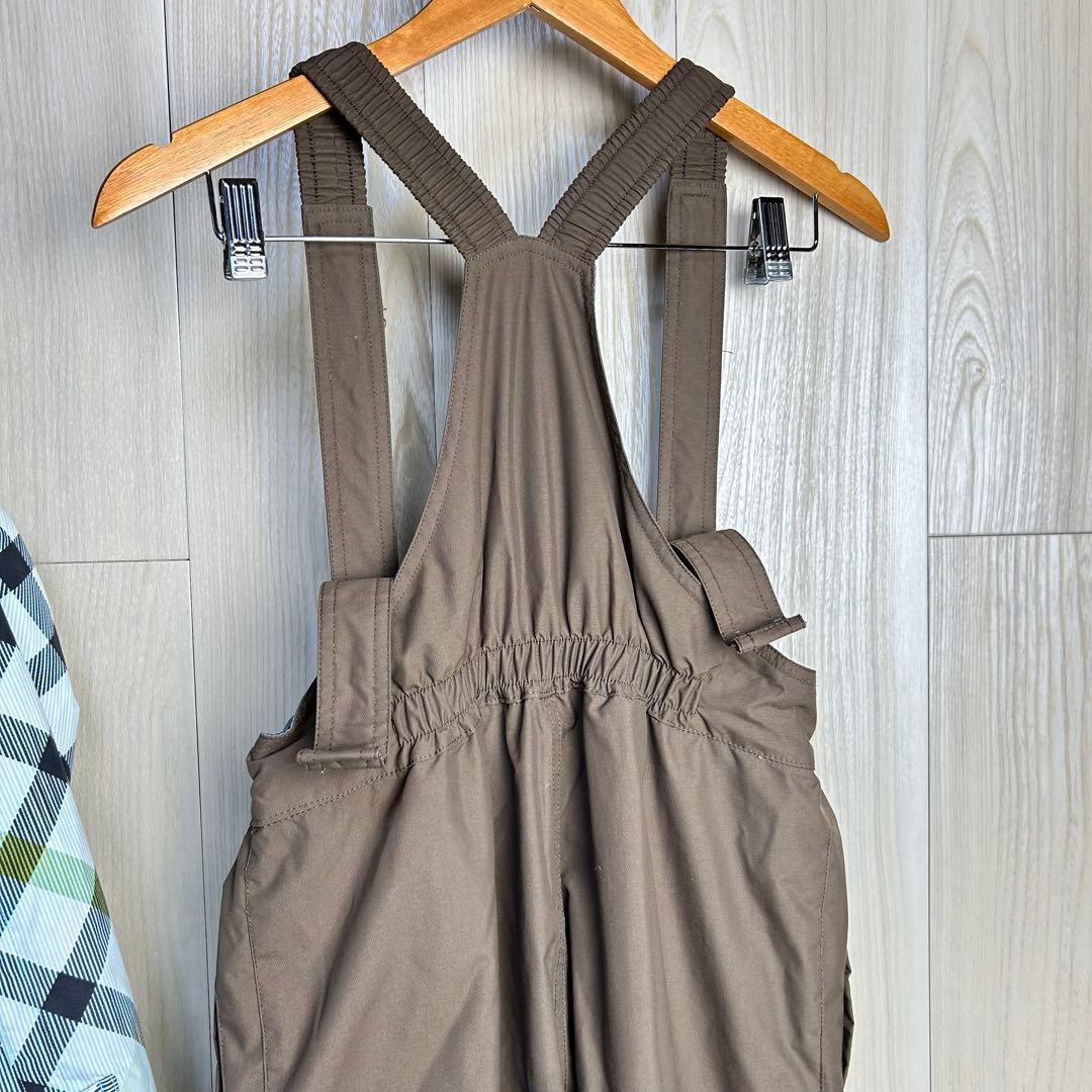 【スキーウェア】DESCENTE スノーボードウェア 160cm チェック柄