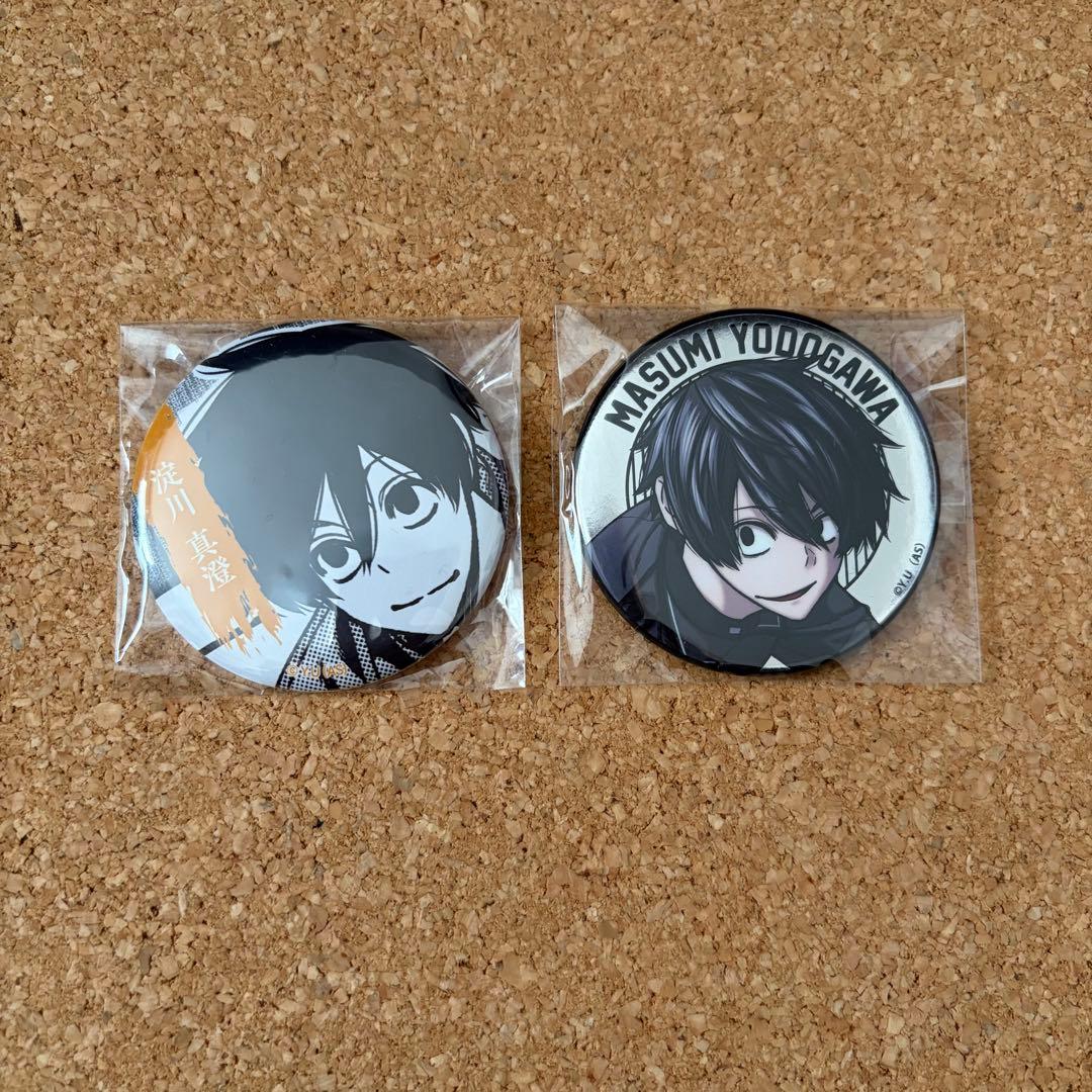 桃源暗鬼 淀川真澄 缶バッジ ファボテリア TSUTAYA