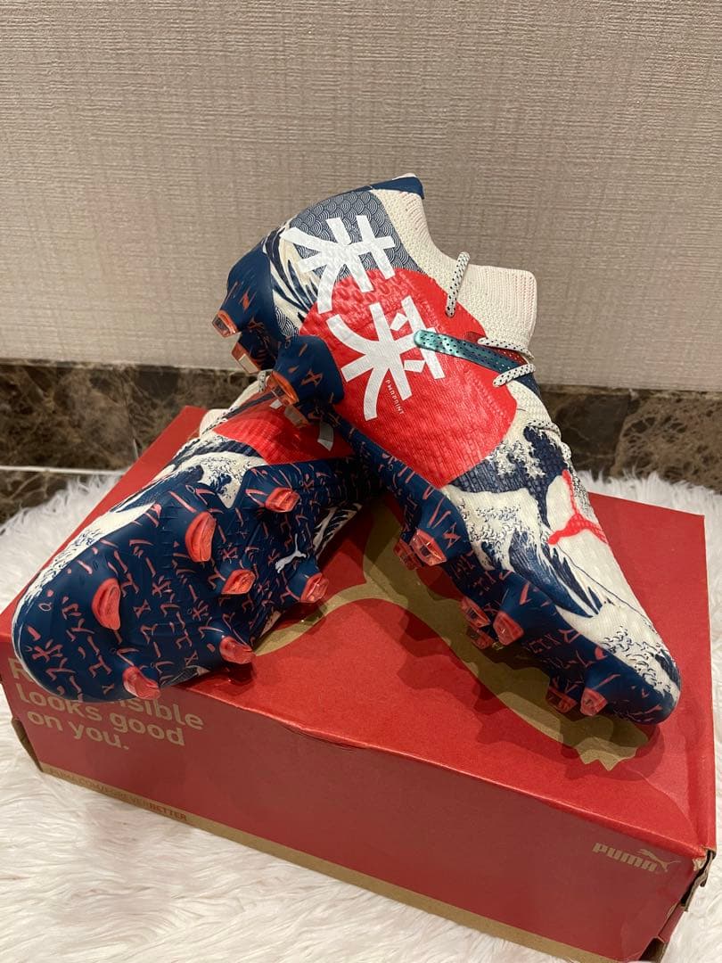 国内未発売 プーマフューチャー7アルティメットFG/AG グレートウェーブ