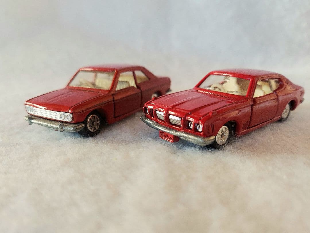 (トミカ日本製) 日産ブルーバード2台