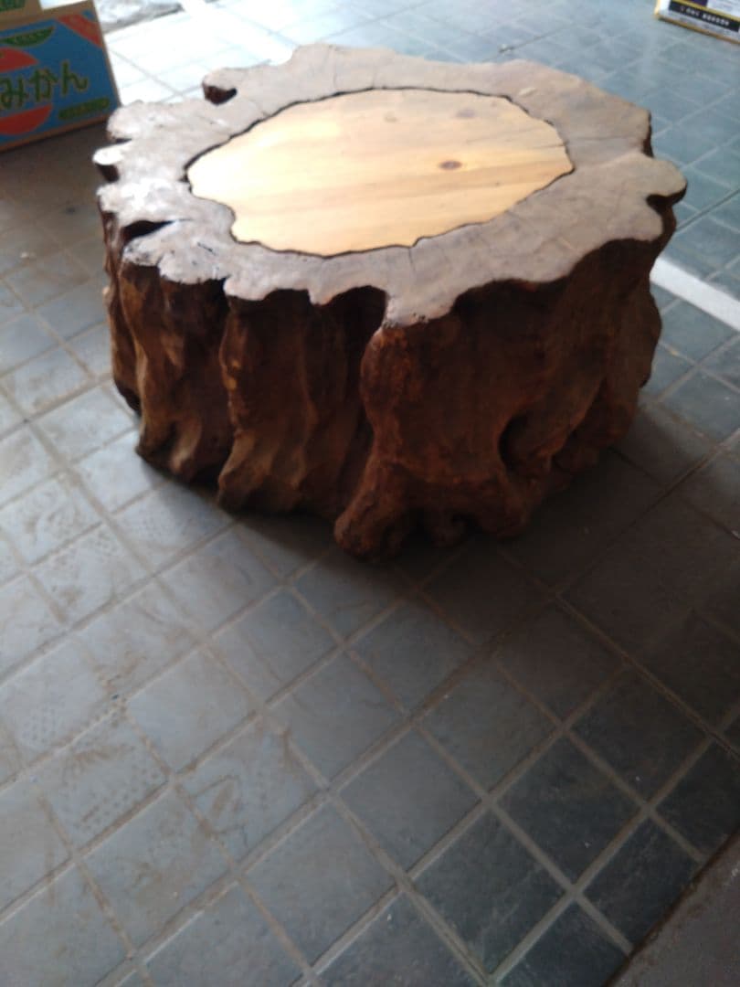 木製 自然木の座卓