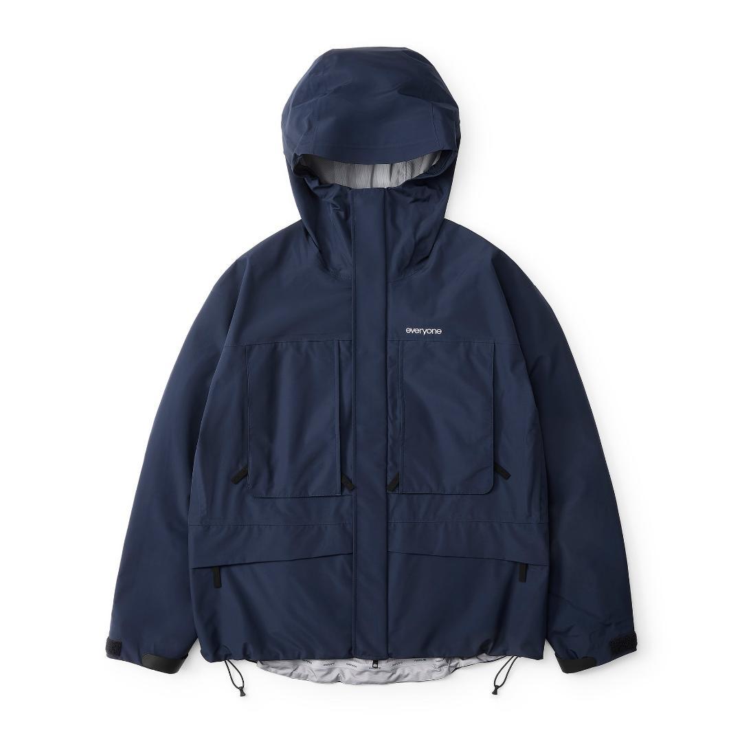 everyone 3layer shell jacket (NAVY) サイズM