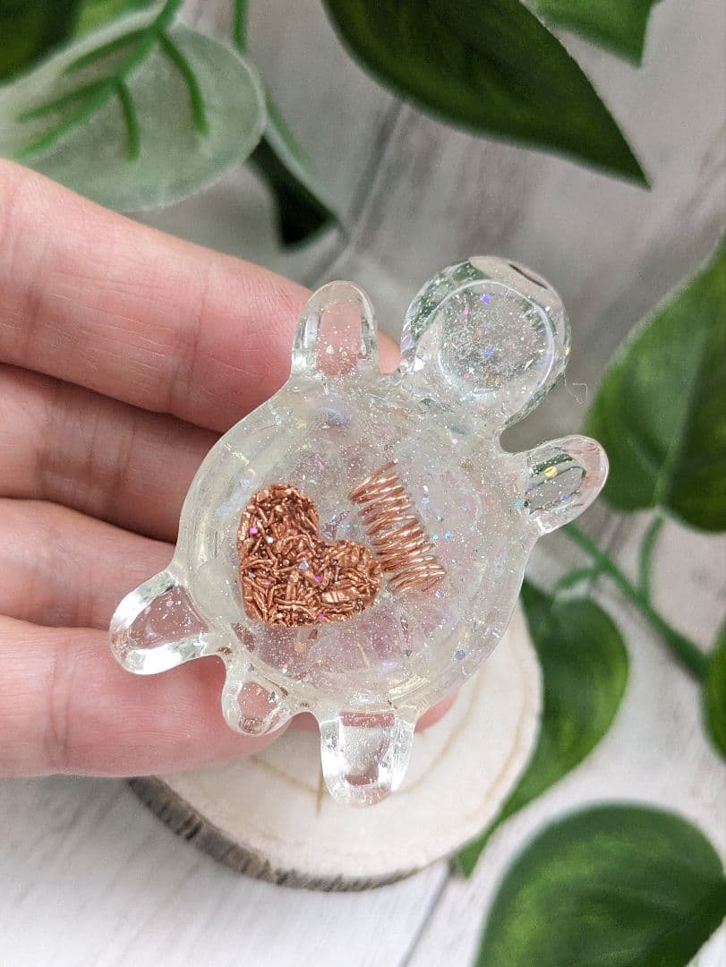 【yucco89】エンジェルオーラクォーツのたこちゃん形オルゴ☆他３点