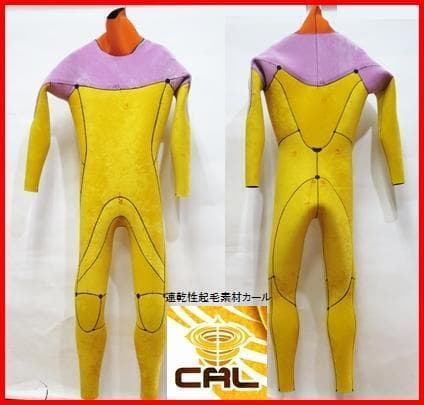 新品★5×3mm　ロングチェストジップ/セミドライ　XLサイズ　ウェットスーツ
