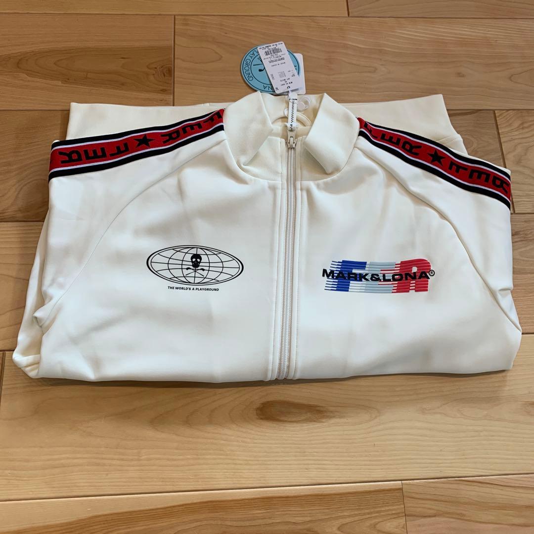 MARK&LONA ジップアップジャケット パンツセット　ホワイト