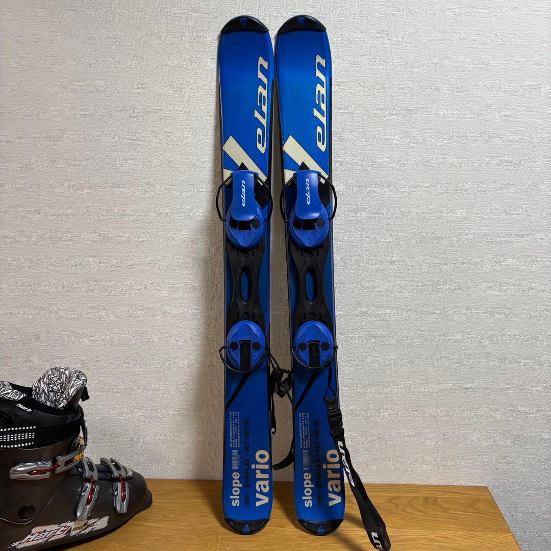 メンズ　ショートスキー　ファンスキーセット　elan28-28.5cm