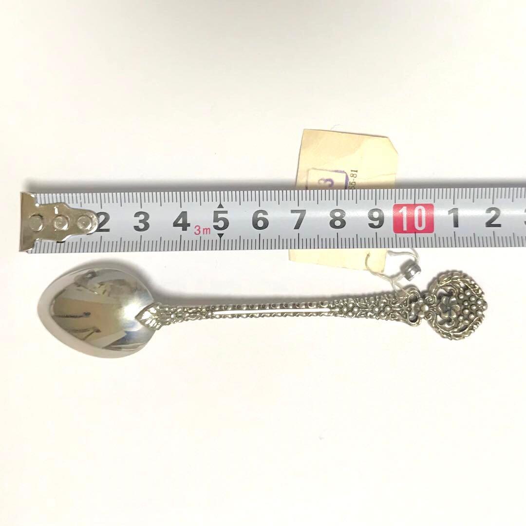 1960年代 ソ連 銀製 ティースプーン 2点 未使用 916 SILVER