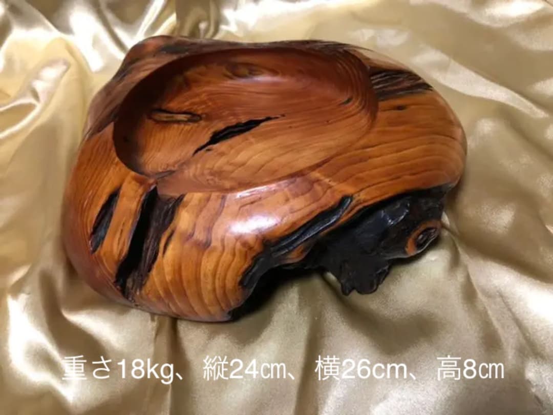 肥松木工品　盆、菓子器、装飾品、他