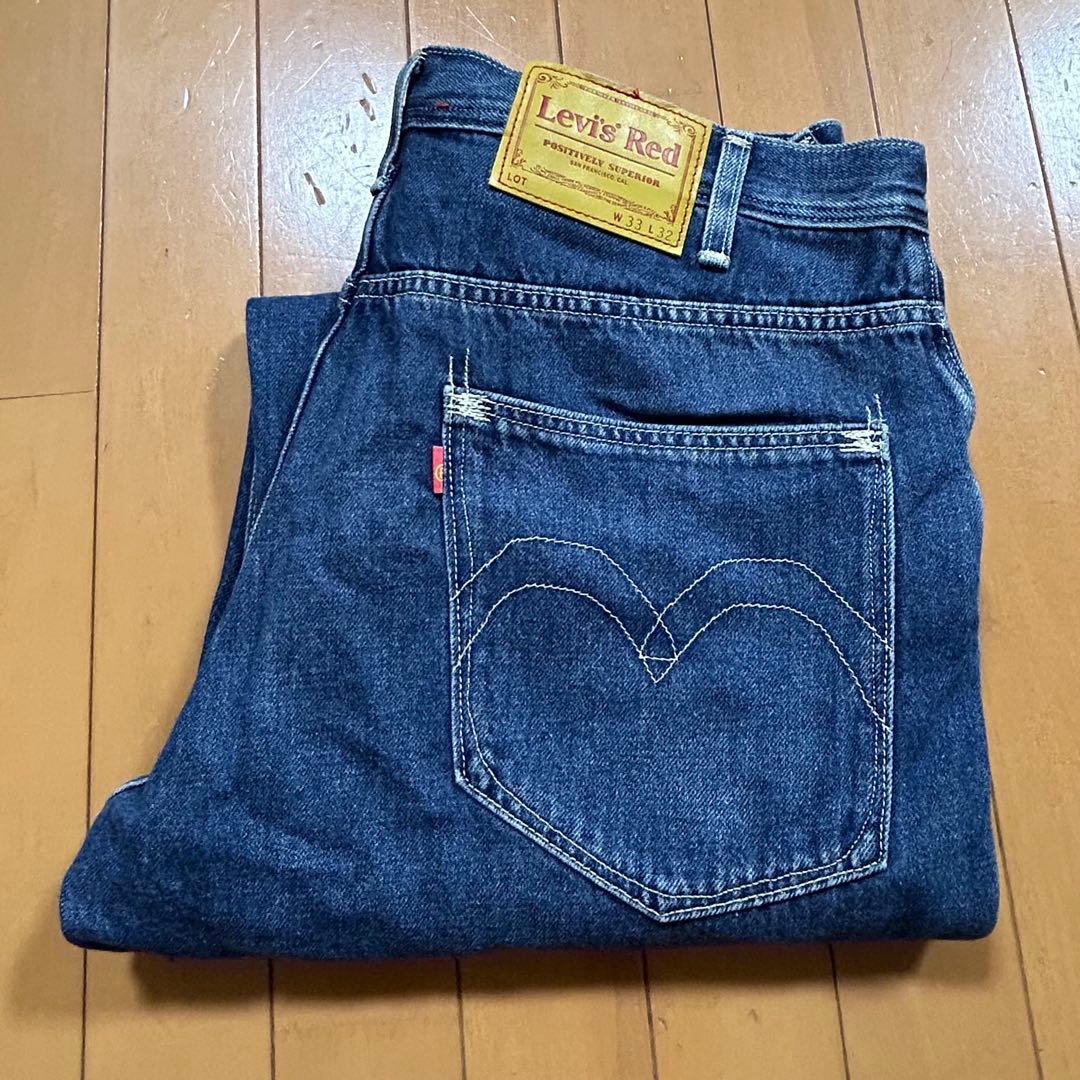 Y*O様 Levi's Red ワイドレッグ デニム ダブルニー W33 L32