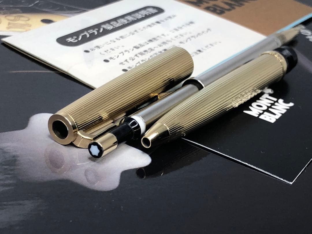 ⭐️モンブラン⭐️金運降臨黄金❗️稀少な総金張り名品最高の形❗️⭐️No1546ペンソル⭐️