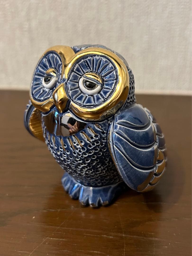 アーテサニア・リンコナダ ウルグアイ フクロウ置物 インテリア 刻銘あり