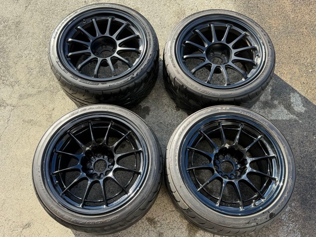 ENKEI RS04RR 2本、SSR TYPE-F 鍛造 2本 114.3