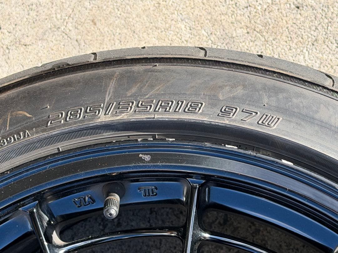 ENKEI RS04RR 2本、SSR TYPE-F 鍛造 2本 114.3