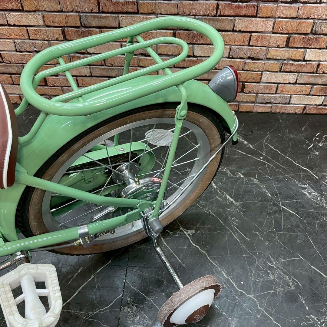 【57】子供用自転車 子供車 WAFERS グリーン 16インチ シングル