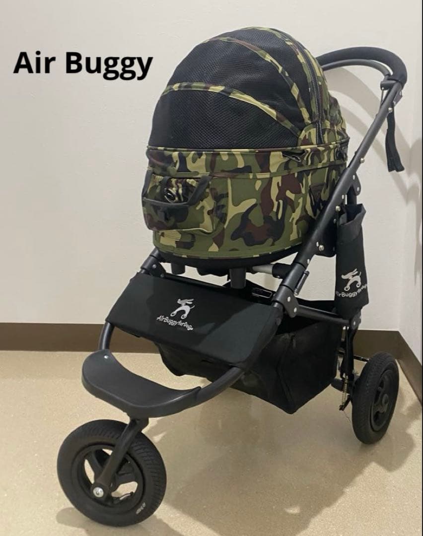 Air Buggy for dog DOMEエアバギー ペットカート迷彩