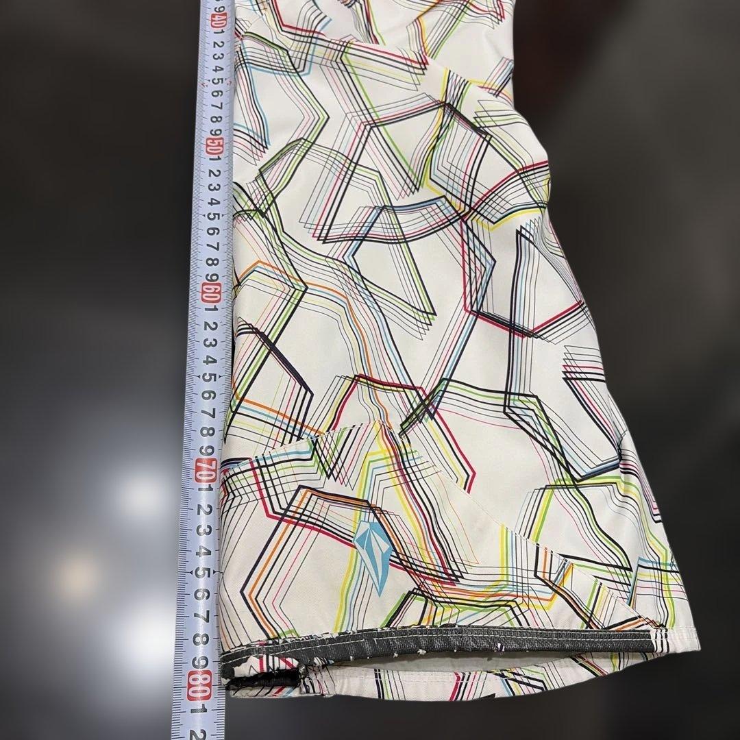 ボルコム スノーボードウェア上下セット M相当 10k Nimbus 紫×総柄