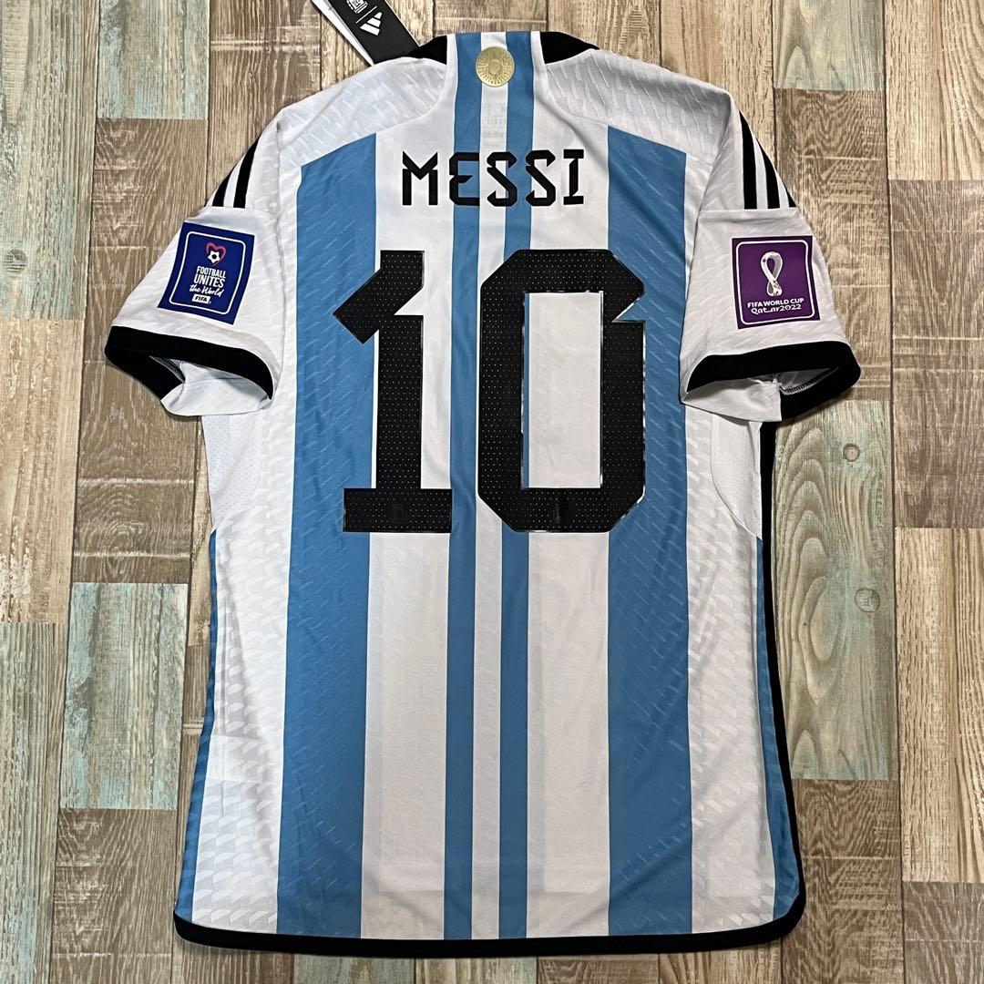 アルゼンチン代表 2022W杯決勝戦 選手仕様 メッシ ユニフォーム