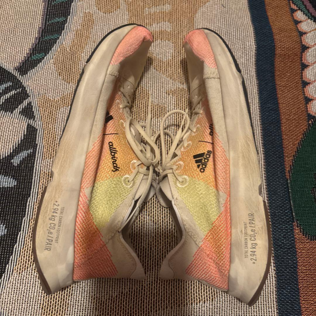 スパイク・シューズ adidas Adizero x Allbirds 2.94 KG CO2e