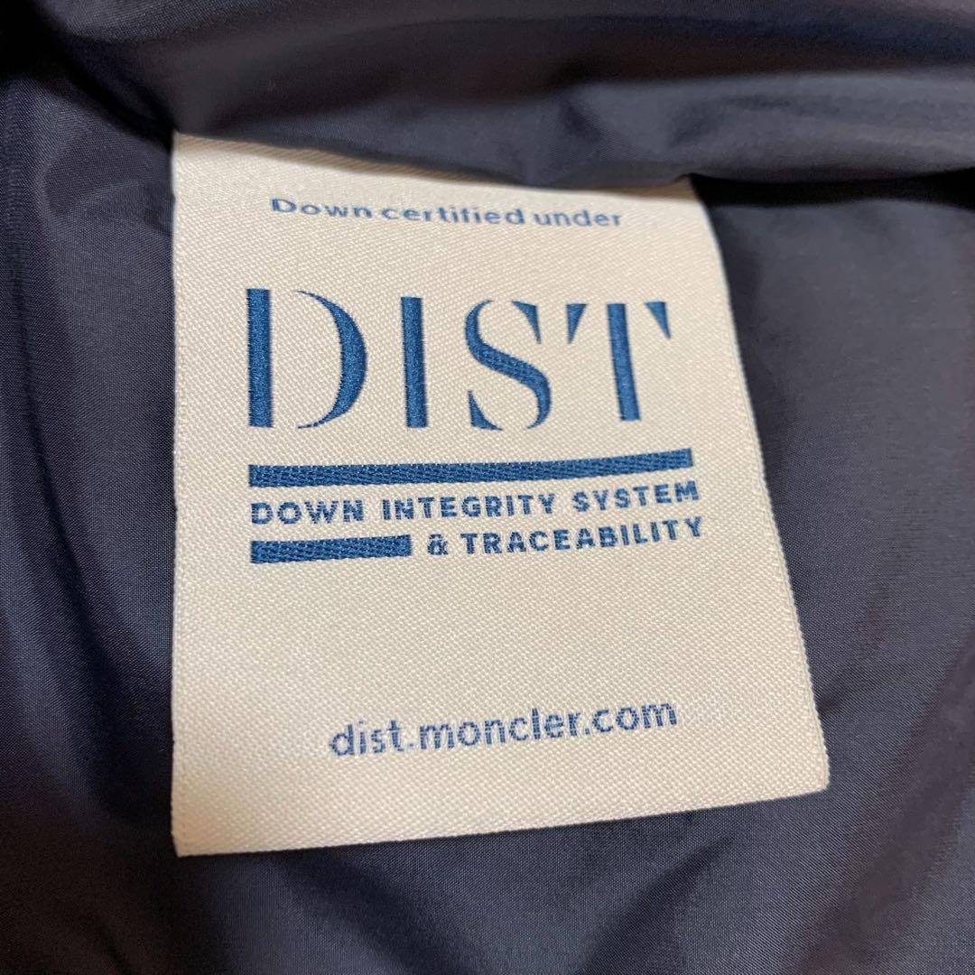 【鑑定済】モンクレール　 モンジュネーブル　ネイビー　1 クリーニング5D110