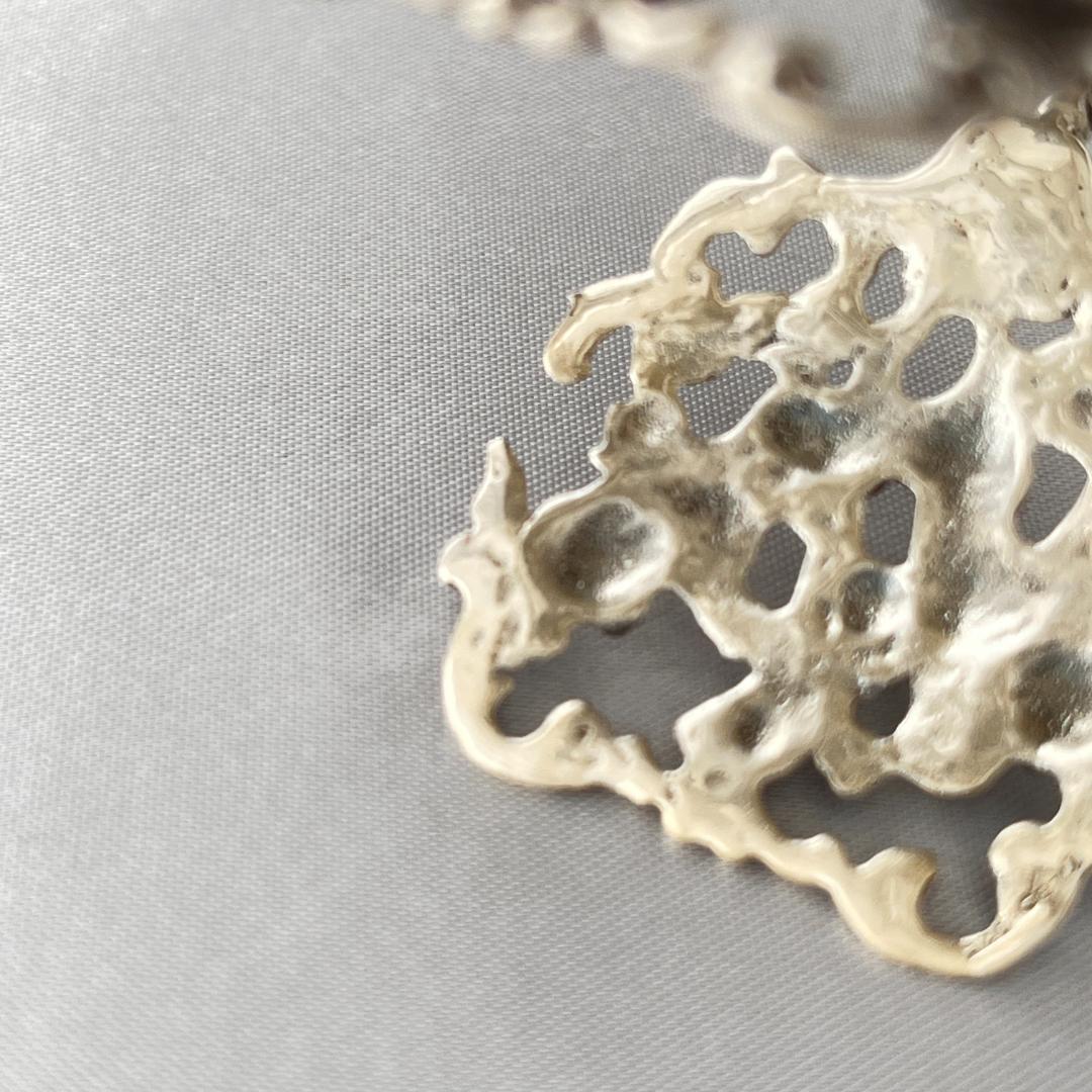 【 Bodemer】 天使の透かしのクッキートング【純銀】薔薇