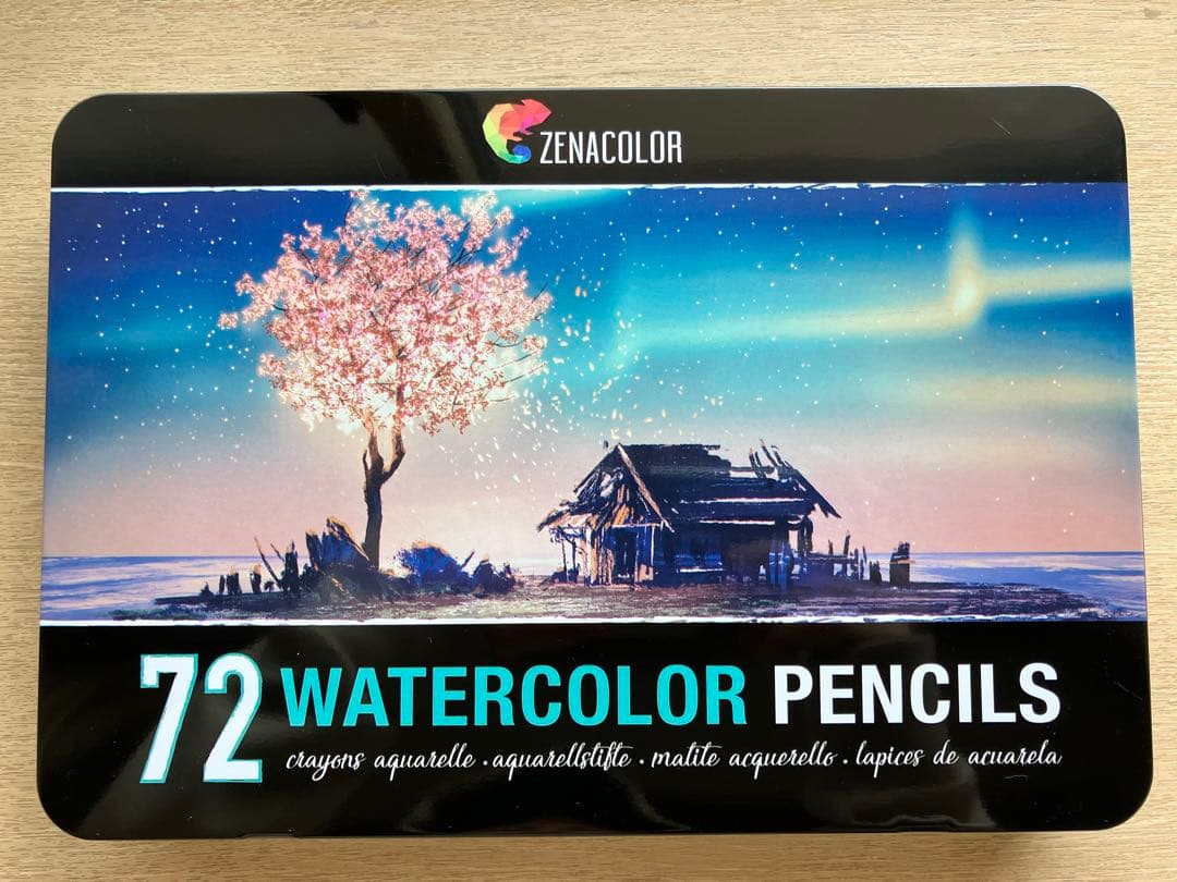 新品未使用 ZENACOLOR 色鉛筆 72色(生産終了)