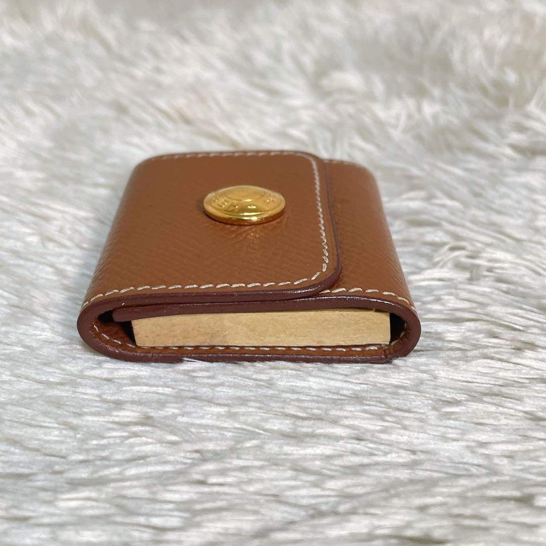 HERMES エルメス レザー 付箋ケース ヴォーエプソン ヴィンテージ