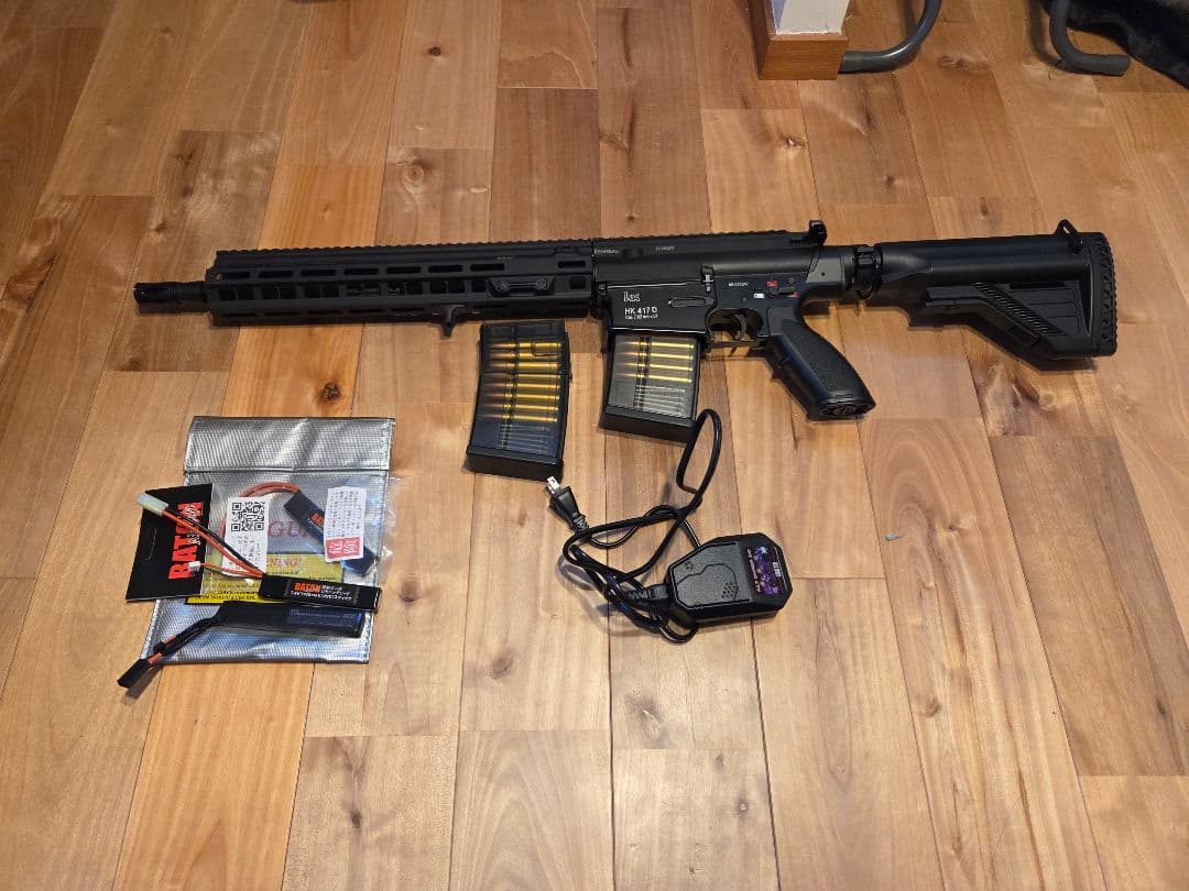 東京マルイ　HK417　ショップ流速フルカスタム　Mlokハンドガード　他多数