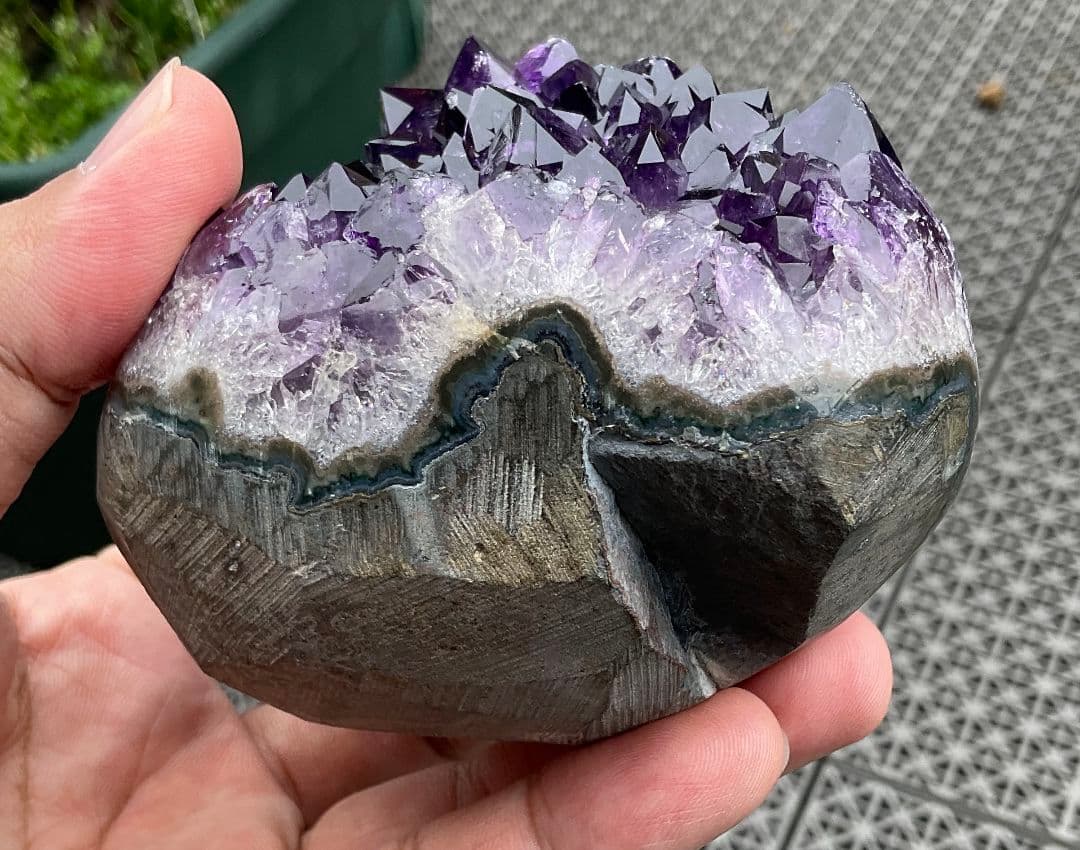 【トップグレード】天然石 ウルグアイ産 アメジストフラワー