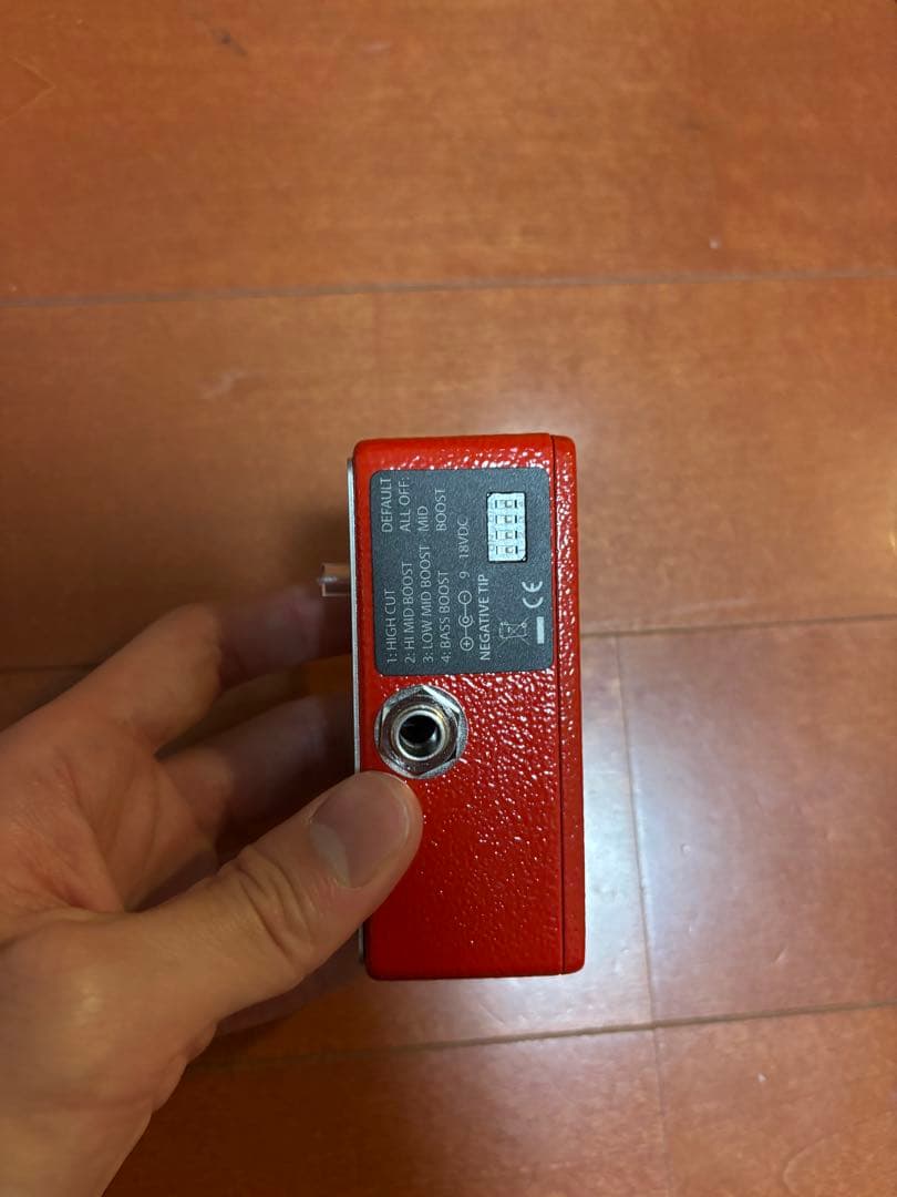 Super Sweet ギターエフェクター 赤