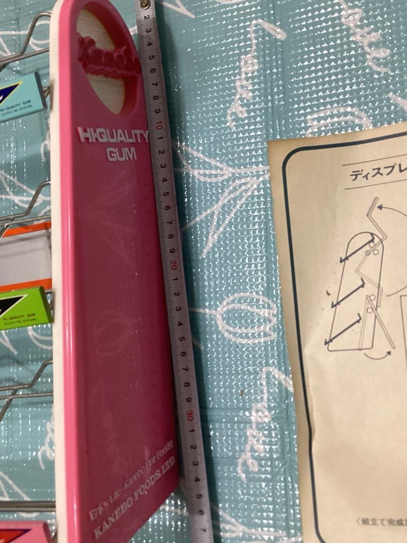 昭和レトロ　カネボウチューイングガム　ディスプレイラック　レア　未使用品　共箱付