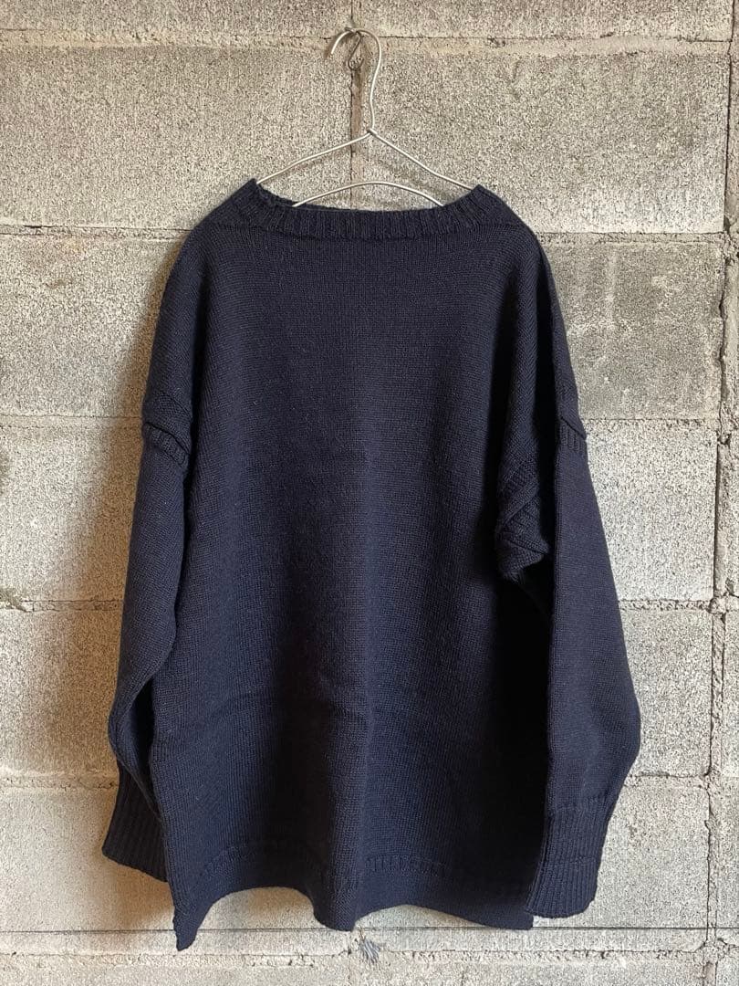 Le Tricotuer ルトリコチュール ガンジーセーター (ネイビー/50)