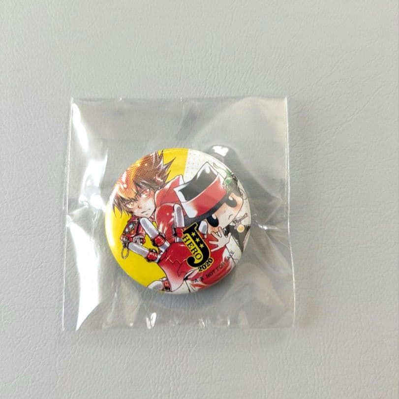 リボーン Jヒーロー夏祭り 2020 缶バッジ 沢田綱吉　ツナ ジャンプショップ