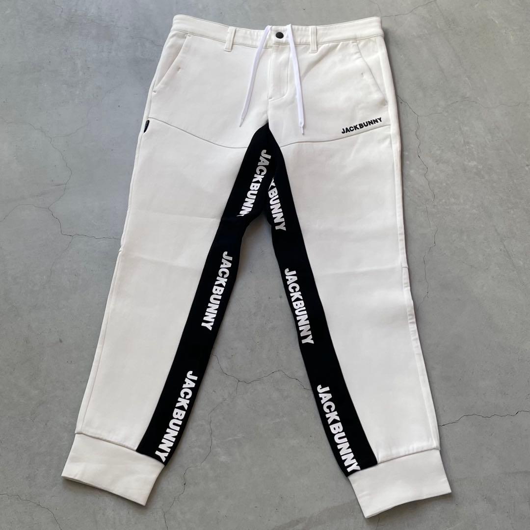 【美品】JACK BUNNY ジャックバニー ジョガーパンツ ホワイト メンズ4