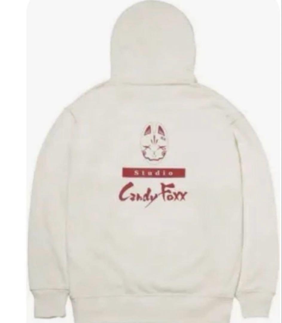 レペゼンフォックス レペゼン地球　スタジオロゴパーカー ホワイトMサイズ