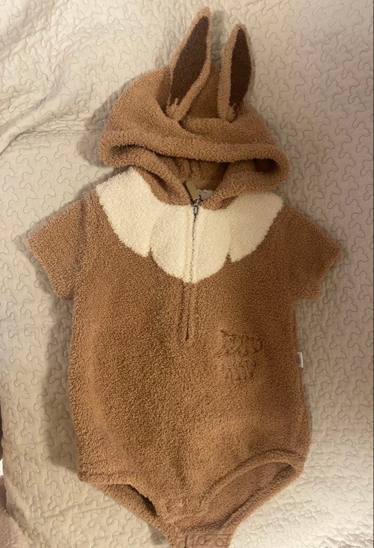 gelato pique【ポケモンスリープ】ベビモコ イーブイ ロンパース80