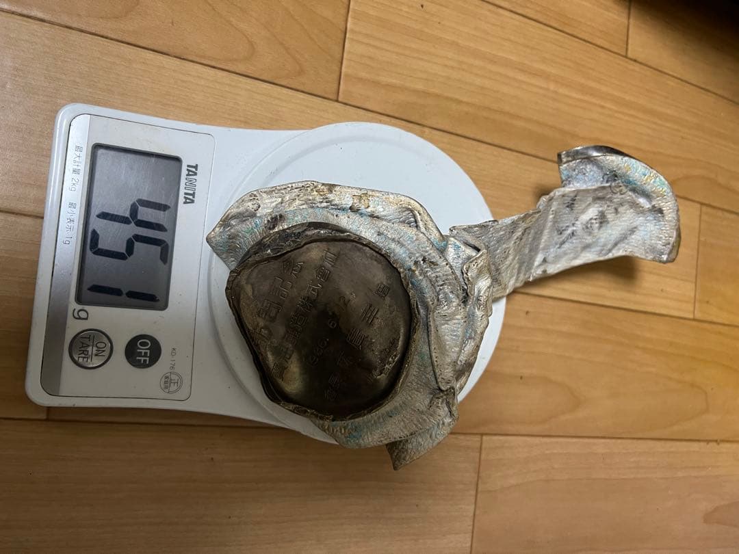 韓国製 1986年記念品 金属工芸品