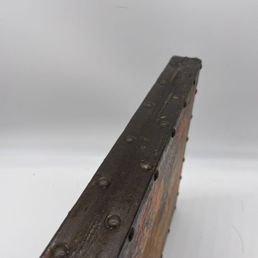 海外製　ヴィンテージ　アンティーク　デコパージュパネル　スクラップスクリーン