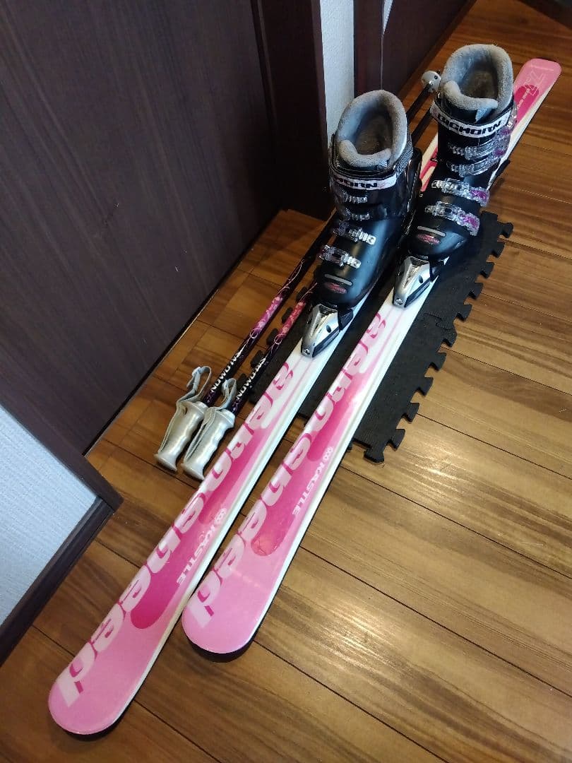 【ハイエンド】学生・レディース用/スキーセット/メンテ・WAX済み✔超軽量板！！