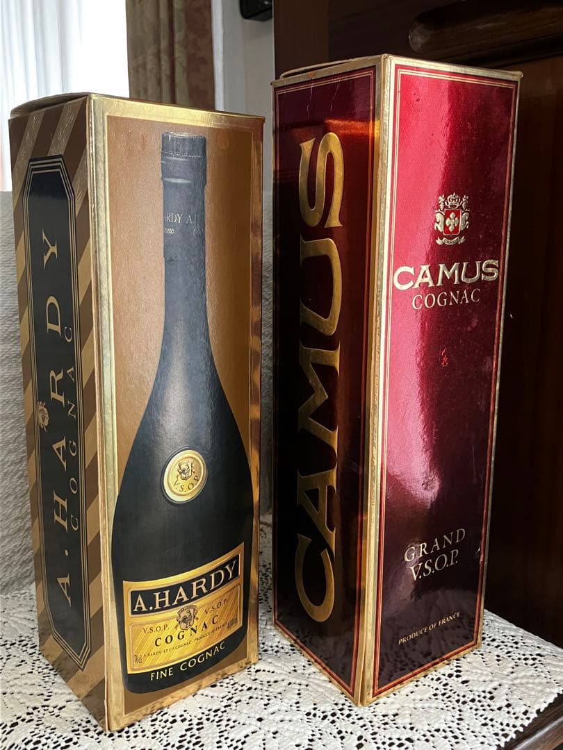 未開封古酒３本　CAMUS /A.HARDY /NAPOLEON BERNARD